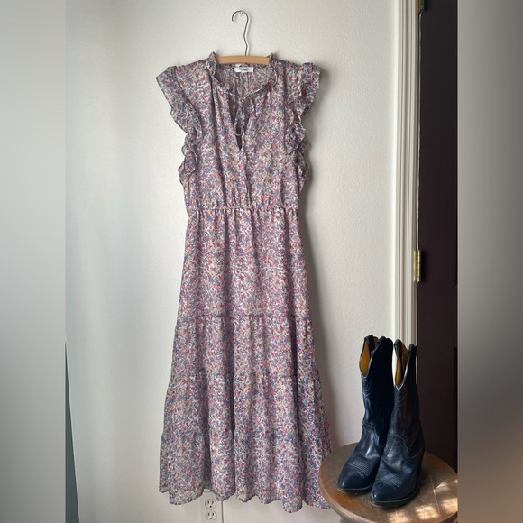 BB Dakota ruffle tiered midi maxi dress - Picture 4 of 7